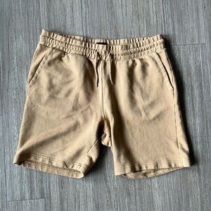 H&M Tan Pull-On Elastic Waist Shorts